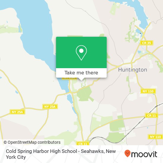 Cold Spring Harbor High School - Seahawks map