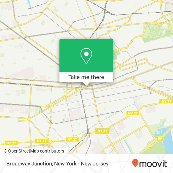 Mapa de Broadway Junction