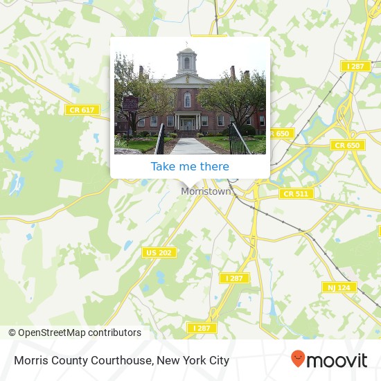 Mapa de Morris County Courthouse