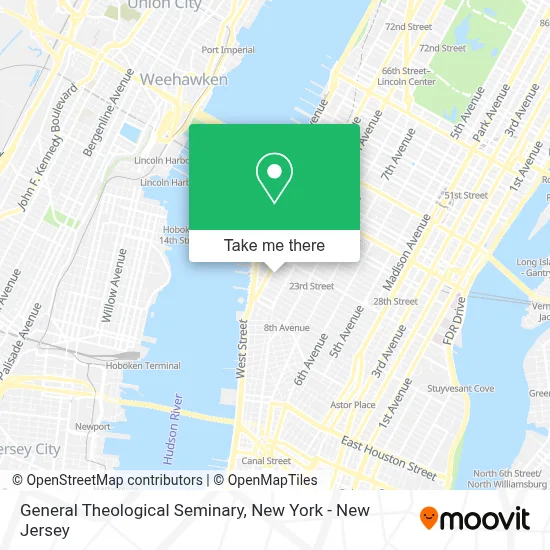 General Theological Seminary map