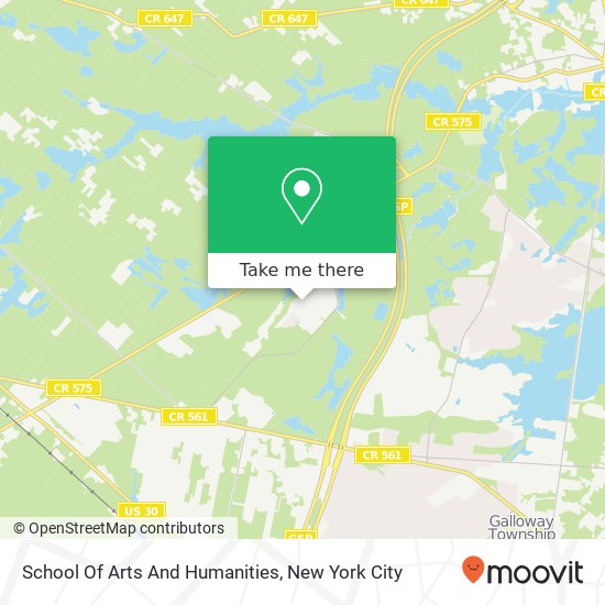 School Of Arts And Humanities map