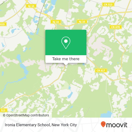 Ironia Elementary School map