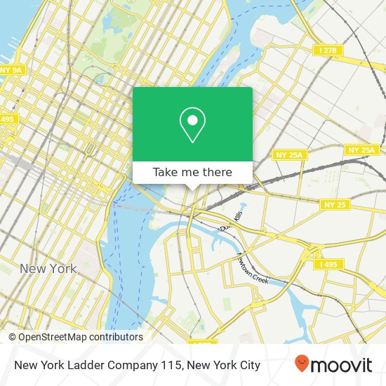 Mapa de New York Ladder Company 115