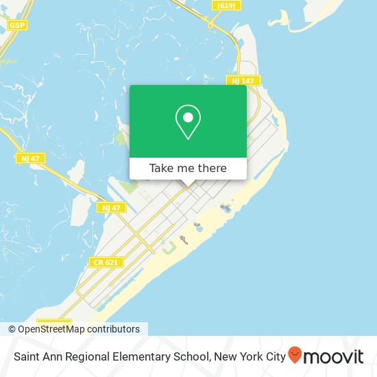 Saint Ann Regional Elementary School map