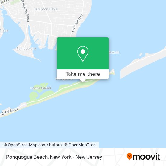 Mapa de Ponquogue Beach