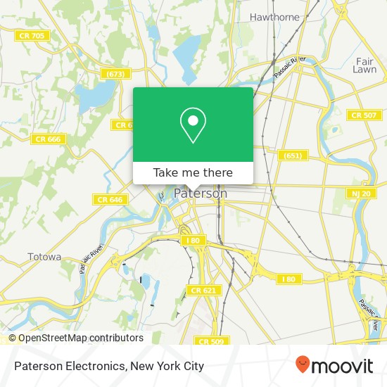 Paterson Electronics map