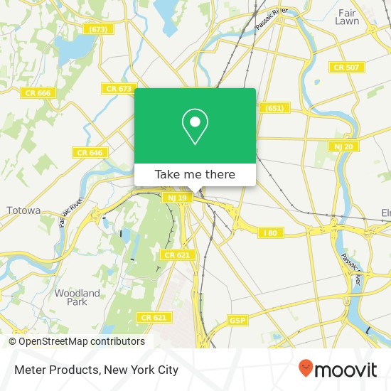 Mapa de Meter Products