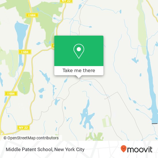 Mapa de Middle Patent School