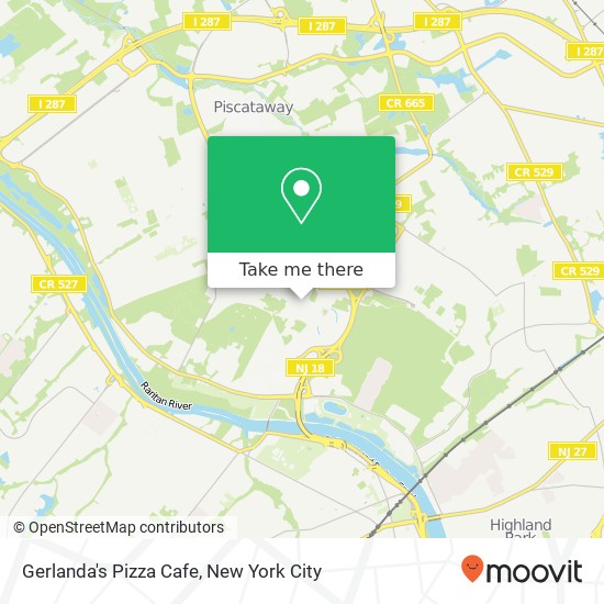 Mapa de Gerlanda's Pizza Cafe