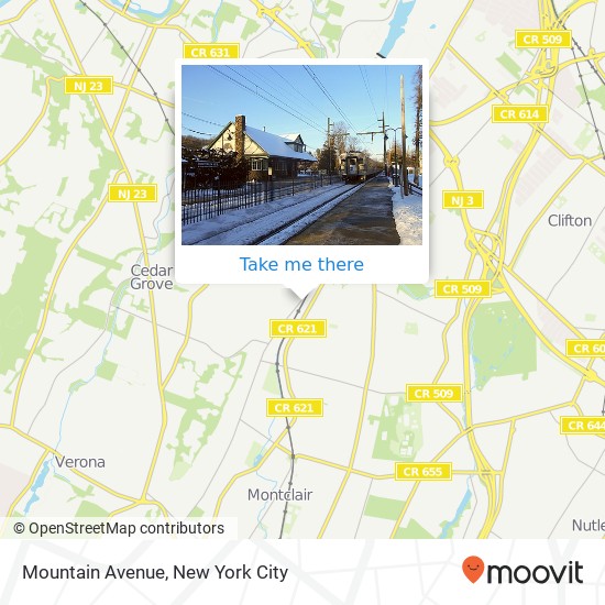 Mapa de Mountain Avenue