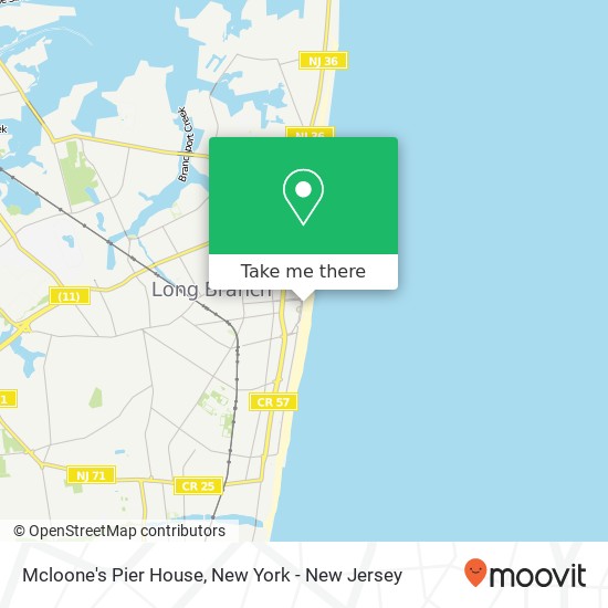 Mapa de Mcloone's Pier House