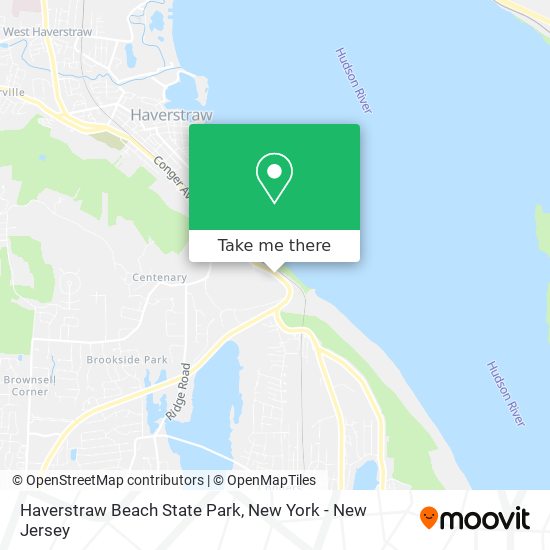 Haverstraw Beach State Park map