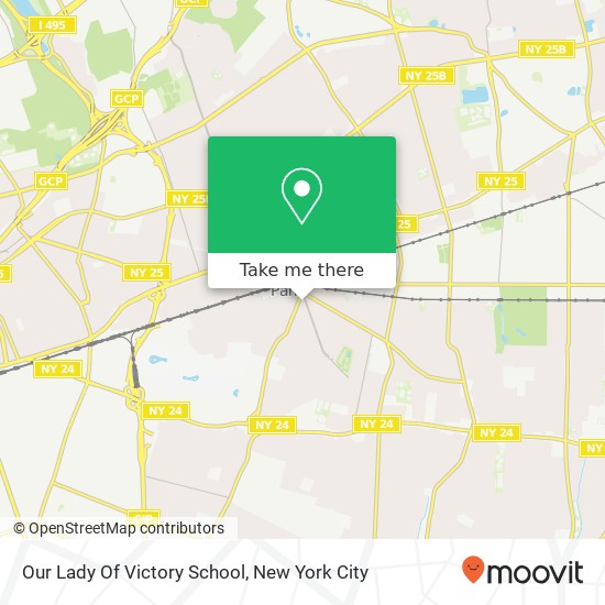 Our Lady Of Victory School map