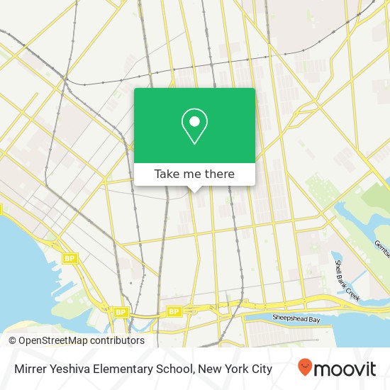 Mapa de Mirrer Yeshiva Elementary School