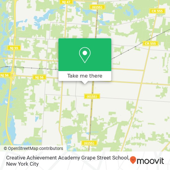 Creative Achievement Academy Grape Street School map