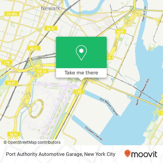 Port Authority Automotive Garage map