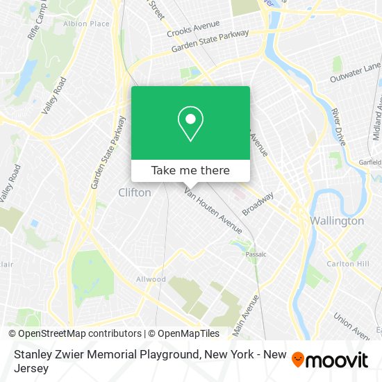 Stanley Zwier Memorial Playground map