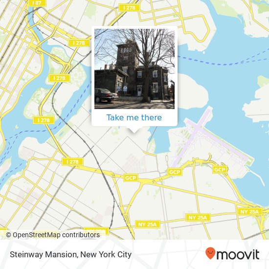 Steinway Mansion map