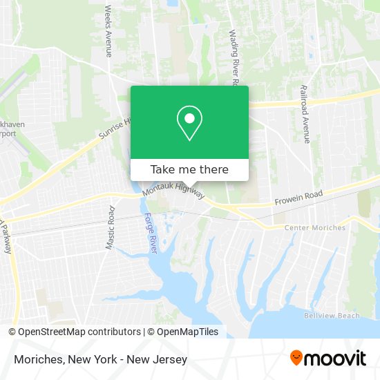 Moriches map