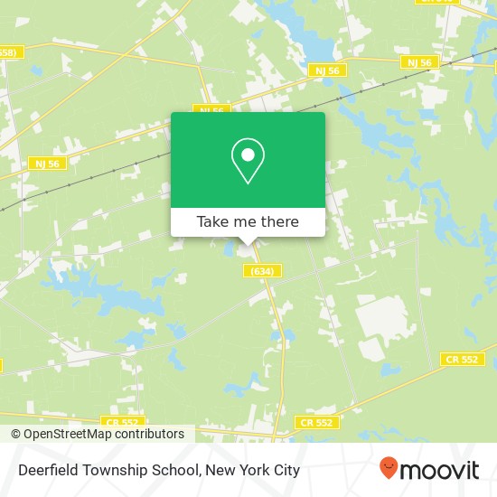 Mapa de Deerfield Township School