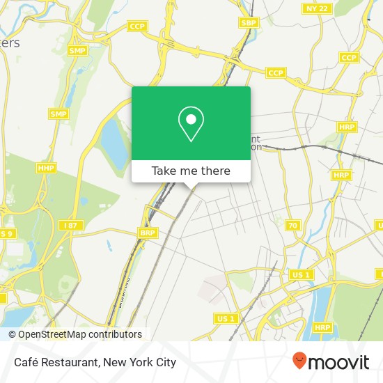 Café Restaurant map