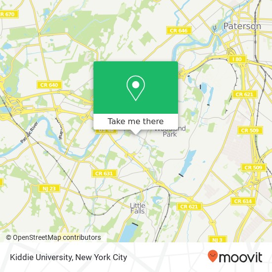 Kiddie University map