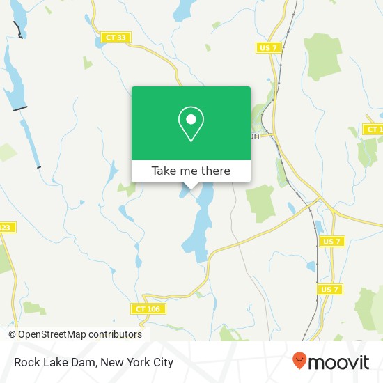 Mapa de Rock Lake Dam