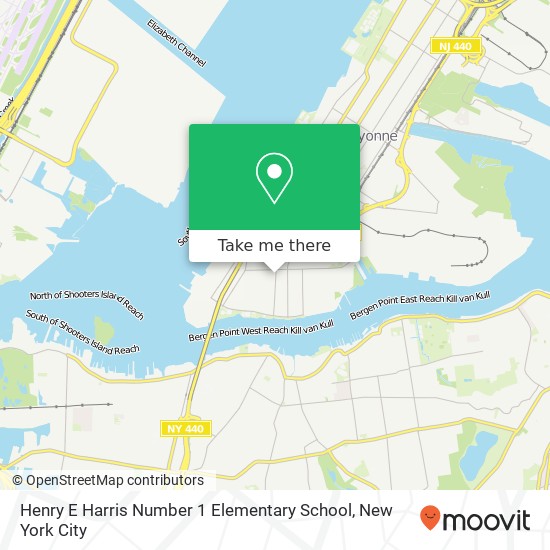 Henry E Harris Number 1 Elementary School map