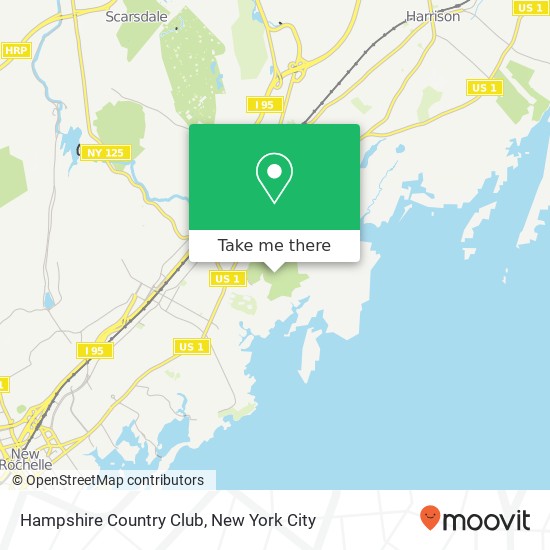 Hampshire Country Club map