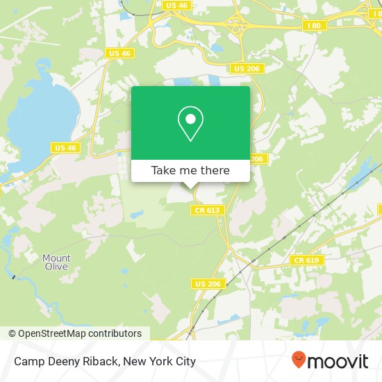 Mapa de Camp Deeny Riback