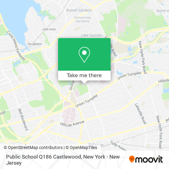 Public School Q186 Castlewood map