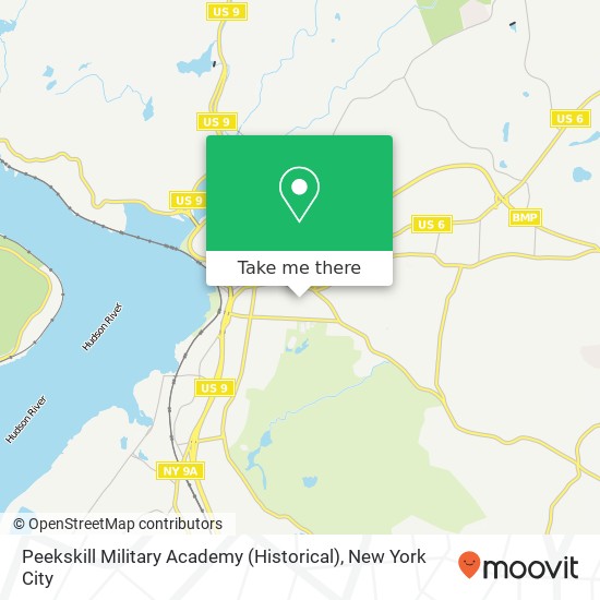 Mapa de Peekskill Military Academy (Historical)