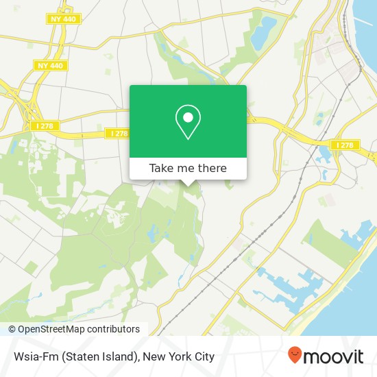 Mapa de Wsia-Fm (Staten Island)