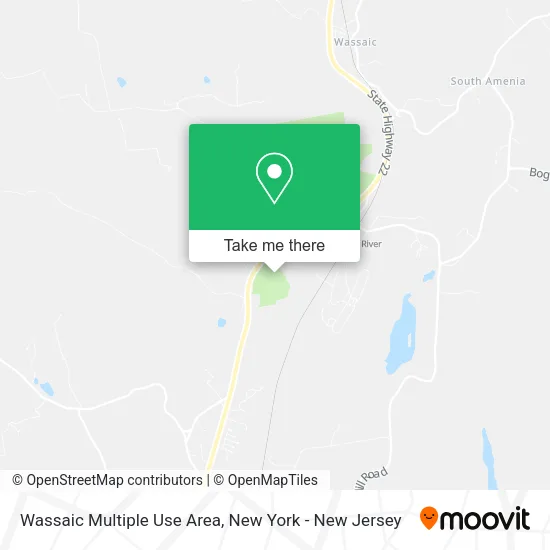 Mapa de Wassaic Multiple Use Area