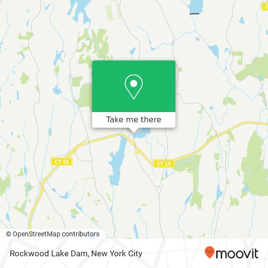 Mapa de Rockwood Lake Dam