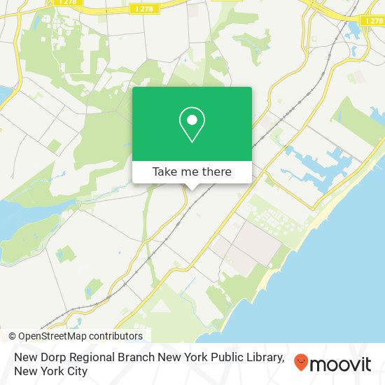 New Dorp Regional Branch New York Public Library map