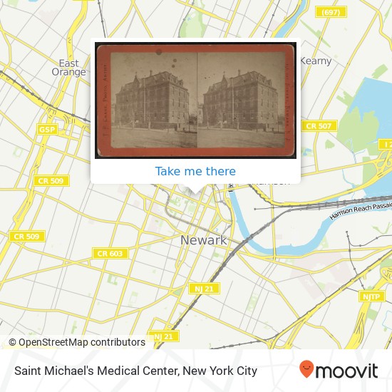 Saint Michael's Medical Center map