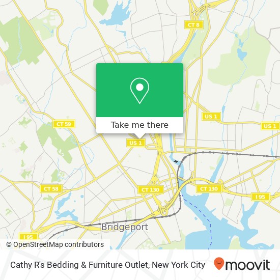 Cathy R's Bedding & Furniture Outlet map