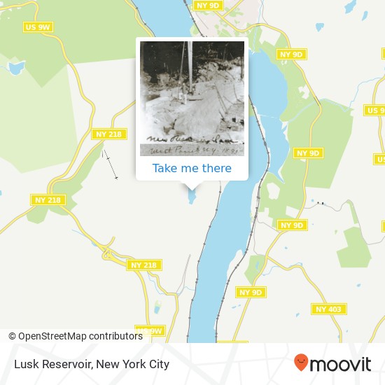 Lusk Reservoir map