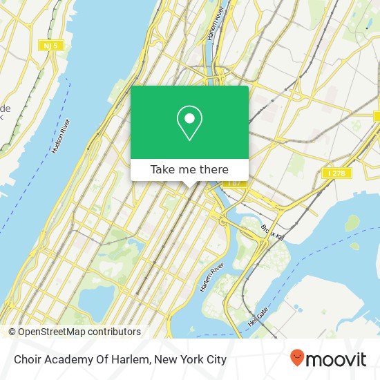 Choir Academy Of Harlem map