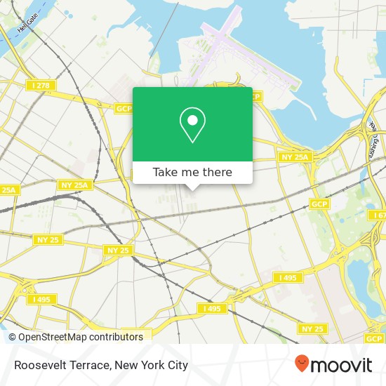 Roosevelt Terrace map