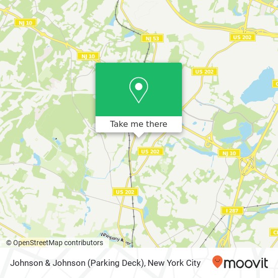 Johnson & Johnson (Parking Deck) map