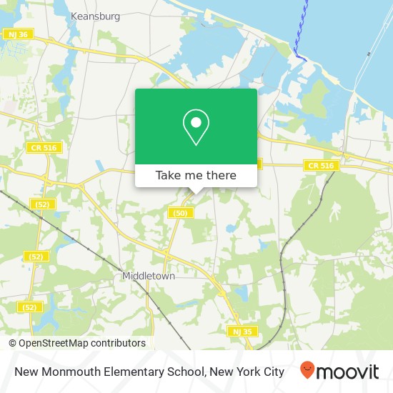 Mapa de New Monmouth Elementary School