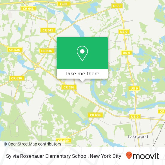 Sylvia Rosenauer Elementary School map