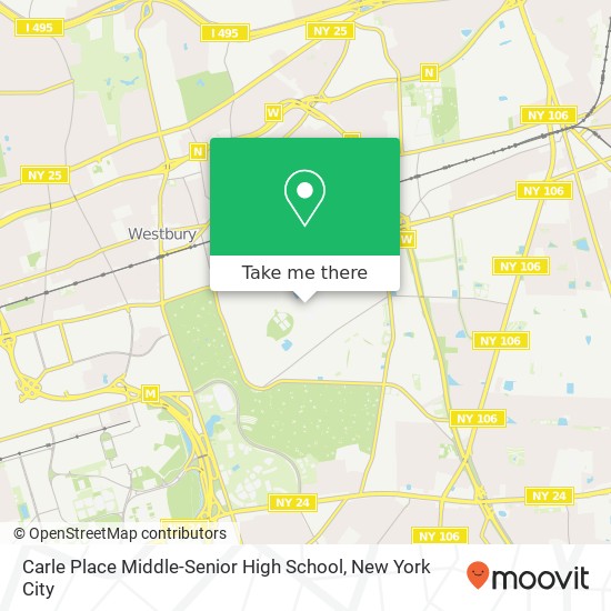Carle Place Middle-Senior High School map