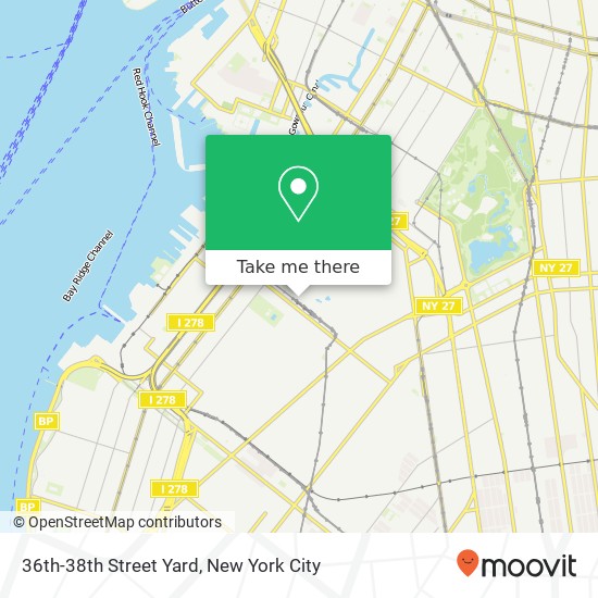 Mapa de 36th-38th Street Yard