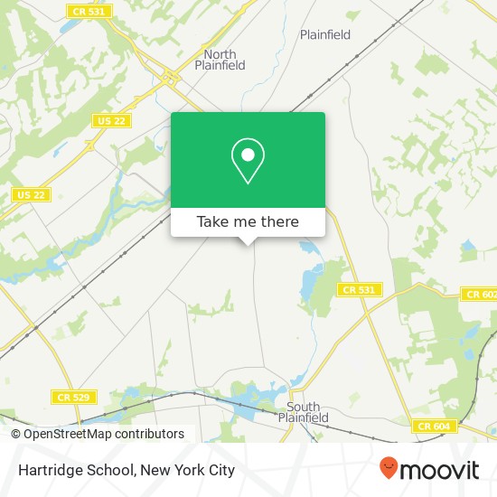 Mapa de Hartridge School
