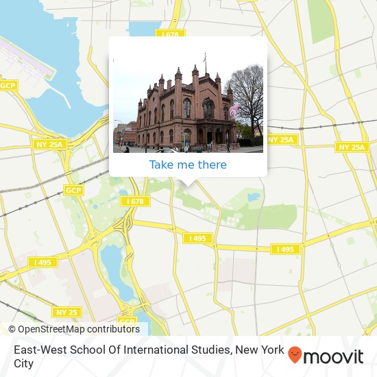 Mapa de East-West School Of International Studies