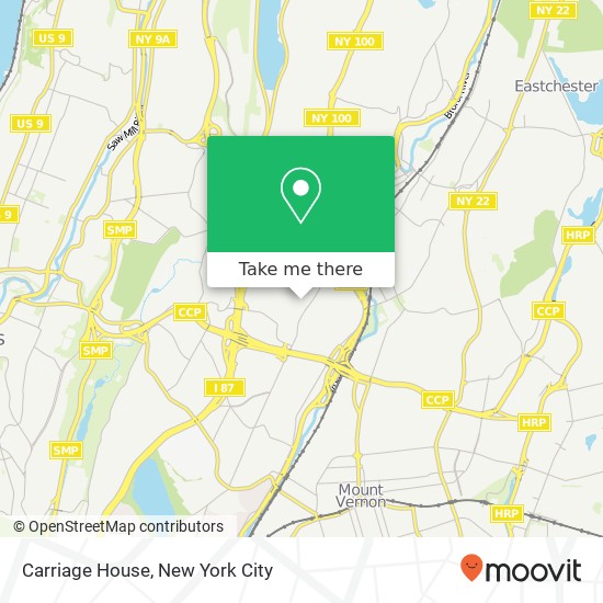 Mapa de Carriage House