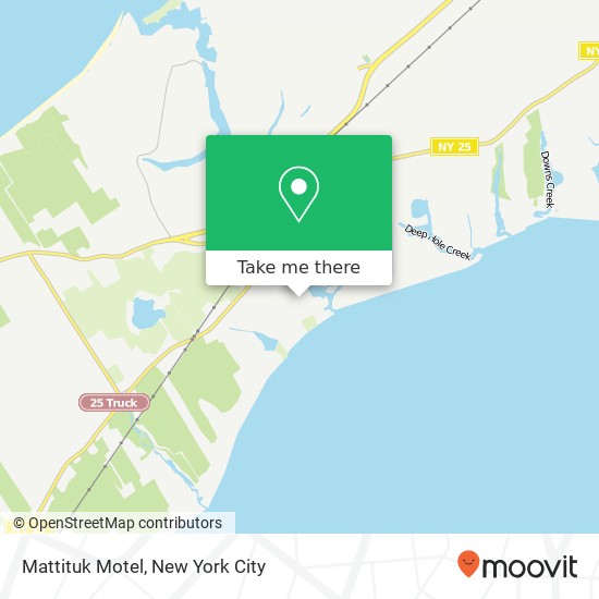 Mattituk Motel map